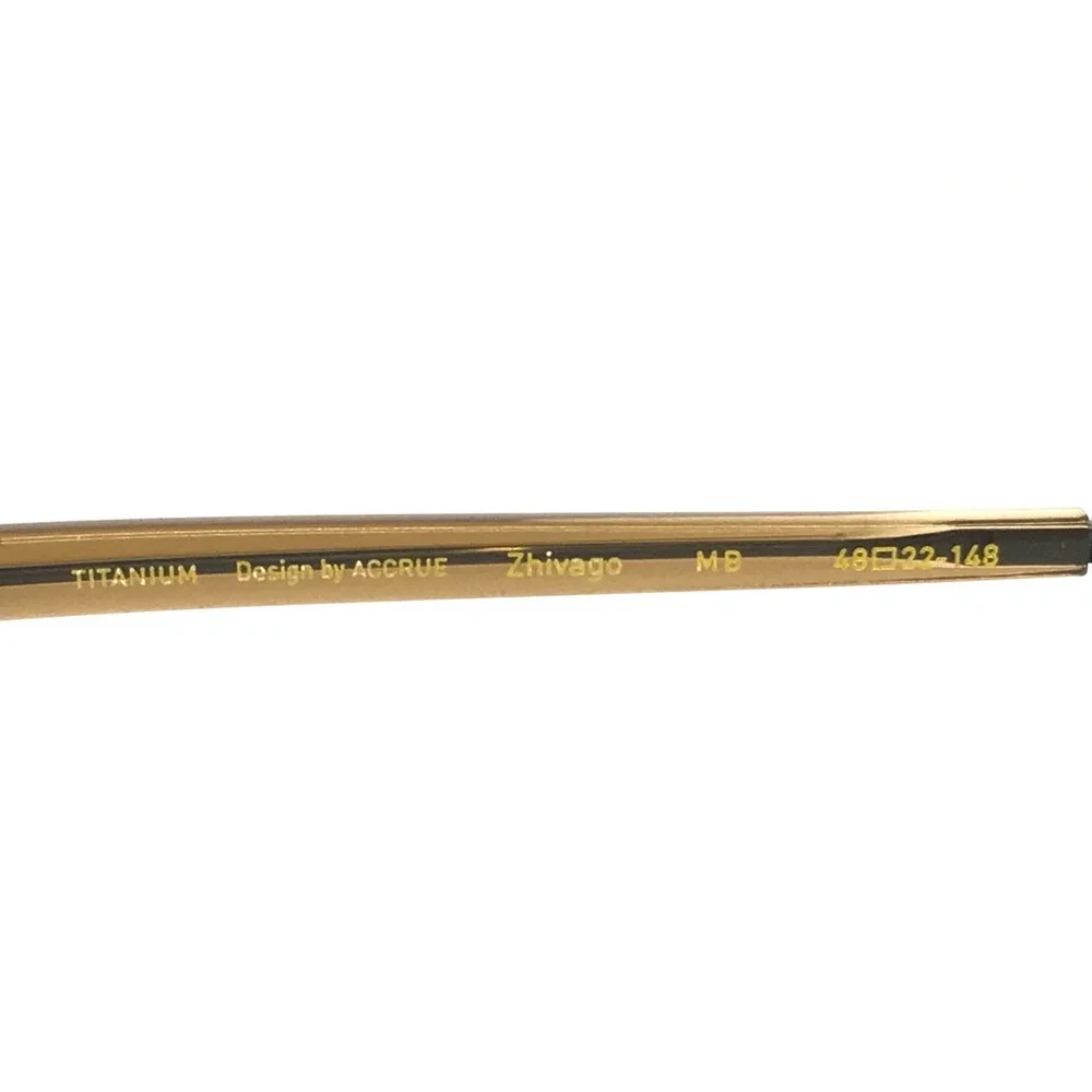 Accrue Eyeglasses Frames Zhivago MB Matte Black Round Full Rim 48-22-148